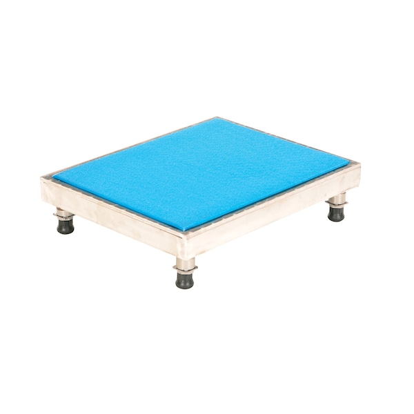 Vestil Adjustable Stainless Steel Stand 6-3/4" to 8-3/4" Height 19"W x 24"L AHT-L-1924-SS - main
